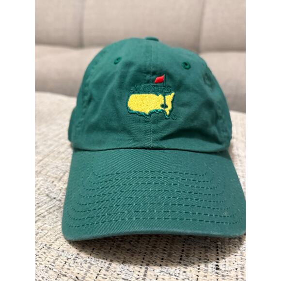 Vintage Y2K Masters Tournament American Needle Green Adjustable Hat - Picture 1 of 7